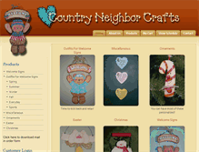 Tablet Screenshot of countryneighborcrafts.com